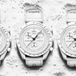 Omega та  Swatch випустили білий стильний годинник MoonSwatch